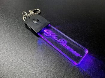 Alfa Romeo Logo LED Light Keyring / Keychain - Image 4
