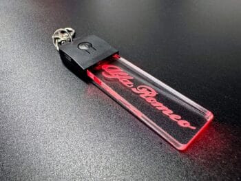 Alfa Romeo Logo LED Light Keyring / Keychain - Image 3
