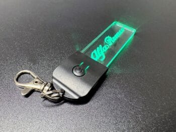Alfa Romeo Logo LED Light Keyring / Keychain - Image 5