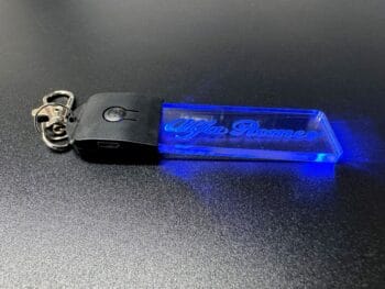 Alfa Romeo Logo LED Light Keyring / Keychain - Image 6