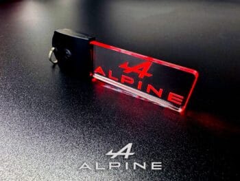 Alpine Logo LED Light Keyring / Keychain