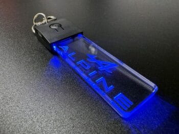 Alpine Logo LED Light Keyring / Keychain - Image 3