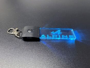Alpine Logo LED Light Keyring / Keychain - Image 5