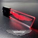 Aston Martin Logo LED Light Keyring / Keychain