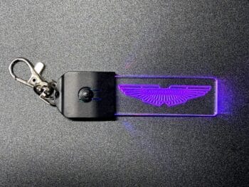 Aston Martin Logo LED Light Keyring / Keychain - Image 7