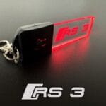Audi RS3 Logo LED Light Keyring / Keychain