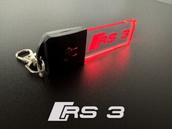 Audi RS3 Logo LED Light Keyring / Keychain