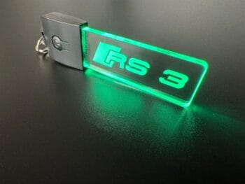 Audi RS3 Logo LED Light Keyring / Keychain - Image 3
