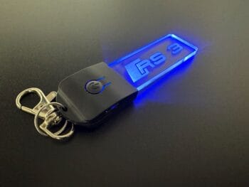 Audi RS3 Logo LED Light Keyring / Keychain - Image 2