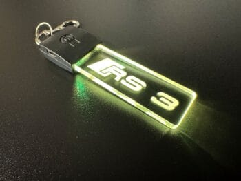 Audi RS3 Logo LED Light Keyring / Keychain - Image 4