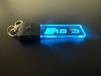 Audi RS3 Logo LED Light Keyring / Keychain - Image 5