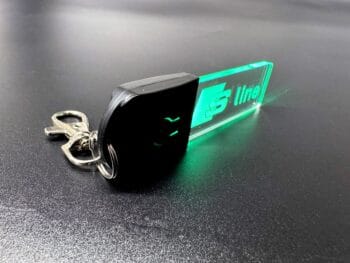 Audi S Line Logo LED Light Keyring / Keychain - Image 2