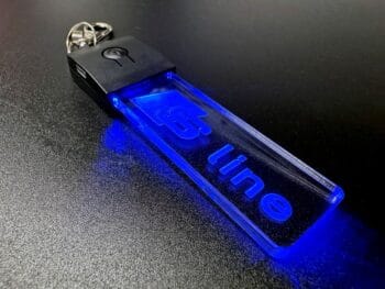 Audi S Line Logo LED Light Keyring / Keychain - Image 3
