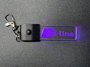 Audi S Line Logo LED Light Keyring / Keychain - Image 6