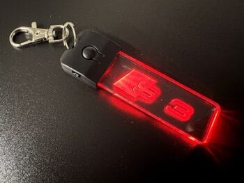Audi S3 Logo LED Light Keyring / Keychain - Image 3