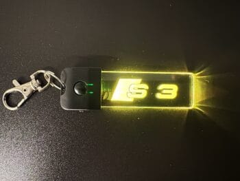 Audi S3 Logo LED Light Keyring / Keychain - Image 2