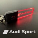 Audi Sport Logo LED Light Keyring / Keychain