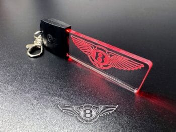 Bentley Logo LED Light Keyring / Keychain