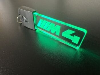 BMW M4 Logo LED Light Keyring / Keychain - Image 2