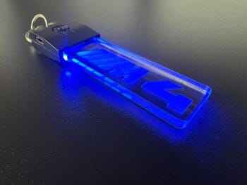 BMW M4 Logo LED Light Keyring / Keychain - Image 3