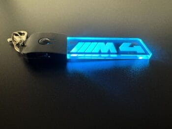 BMW M4 Logo LED Light Keyring / Keychain - Image 5
