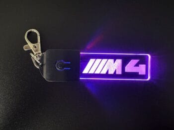 BMW M4 Logo LED Light Keyring / Keychain - Image 6