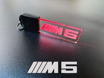 BMW M5 Logo LED Light Keyring / Keychain