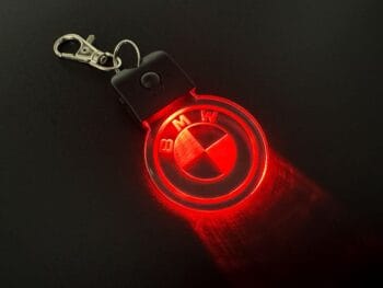 BMW Logo Round LED Light Keyring / Keychain - Image 9