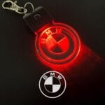 BMW Logo Round LED Light Keyring / Keychain