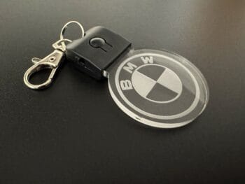 BMW Logo Round LED Light Keyring / Keychain - Image 8