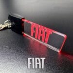 Fiat Logo LED Light Keyring / Keychain