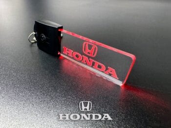 Honda Logo LED Light Keyring / Keychain