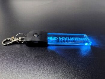 Hyundai Logo LED Light Keyring / Keychain - Image 5