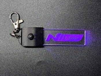 Hyundai N Line Logo LED Light Keyring / Keychain - Image 6