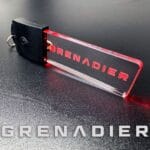 INEOS Grenadier Logo LED Light Keyring / Keychain