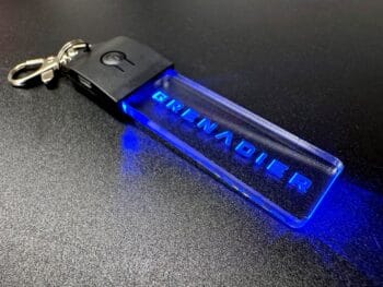INEOS Grenadier Logo LED Light Keyring / Keychain - Image 3