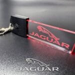 Jaguar Logo LED Light Keyring / Keychain
