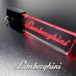 Lamborghini Logo LED Light Keyring / Keychain