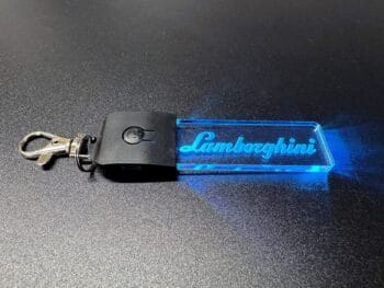 Lamborghini Logo LED Light Keyring / Keychain - Image 13
