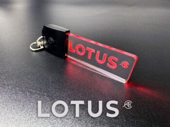 Lotus Logo LED Light Keyring / Keychain