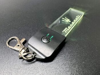 Maserati Logo LED Light Keyring / Keychain - Image 4