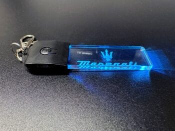Maserati Logo LED Light Keyring / Keychain - Image 5