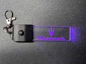 Maserati Logo LED Light Keyring / Keychain - Image 6
