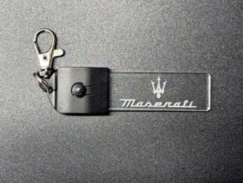 Maserati Logo LED Light Keyring / Keychain - Image 8