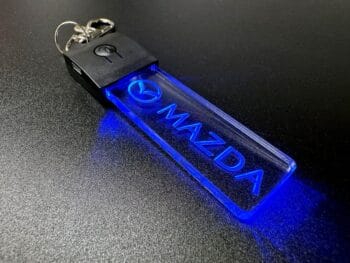 Mazda Logo LED Light Keyring / Keychain - Image 3