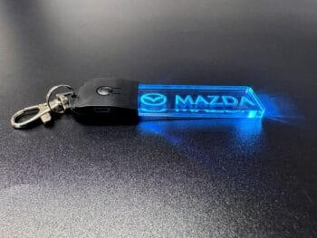 Mazda Logo LED Light Keyring / Keychain - Image 4