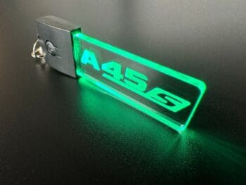 Mercedes AMG A45 S Logo LED Light Keyring / Keychain - Image 2