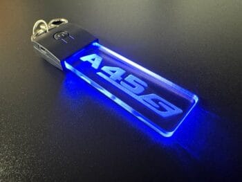 Mercedes AMG A45 S Logo LED Light Keyring / Keychain - Image 3