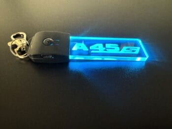 Mercedes AMG A45 S Logo LED Light Keyring / Keychain - Image 5