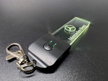 Mercedes-Benz Logo LED Light Keyring / Keychain - Image 4